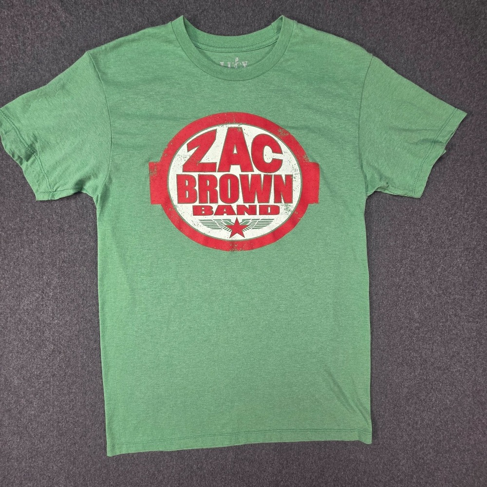 ZAC BROWN BAND T-Shirt‎ 100% Uncaged 2013 Tour Full Throttle Sz Small